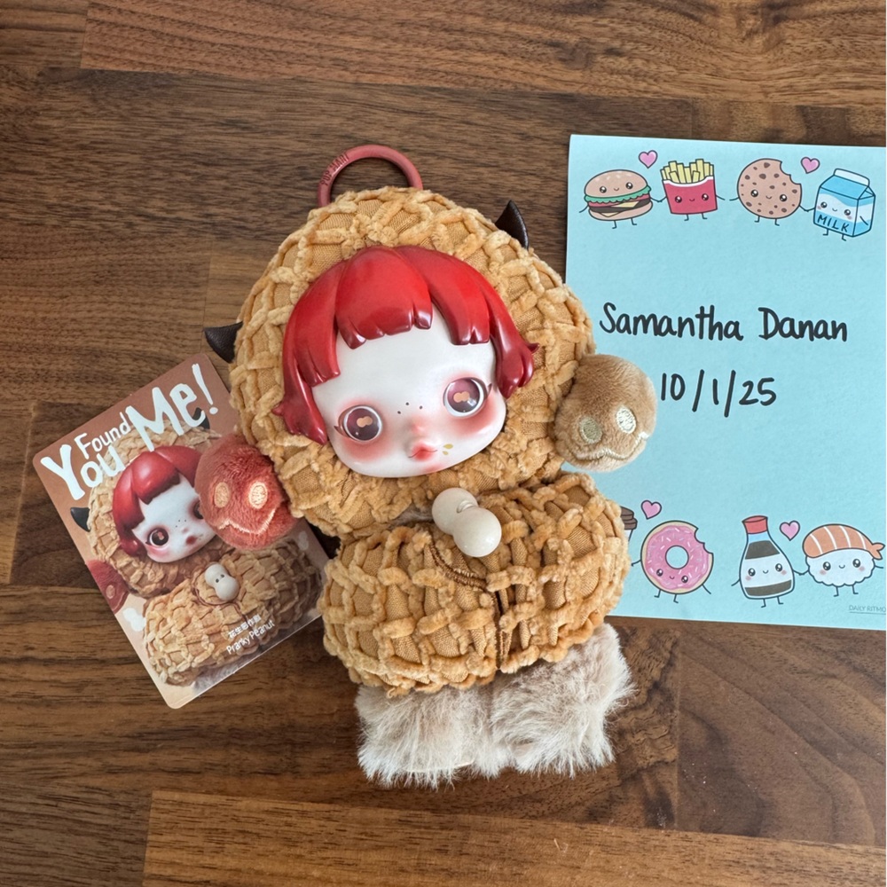 POP MART SKULLPANDA You Found Me Plush Doll Pendant Pranky Peanut - Picture 2 of 6